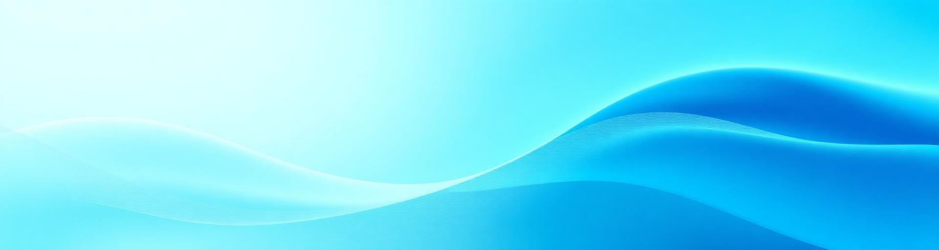 Abstract gradient waves in calming teal and blue colors